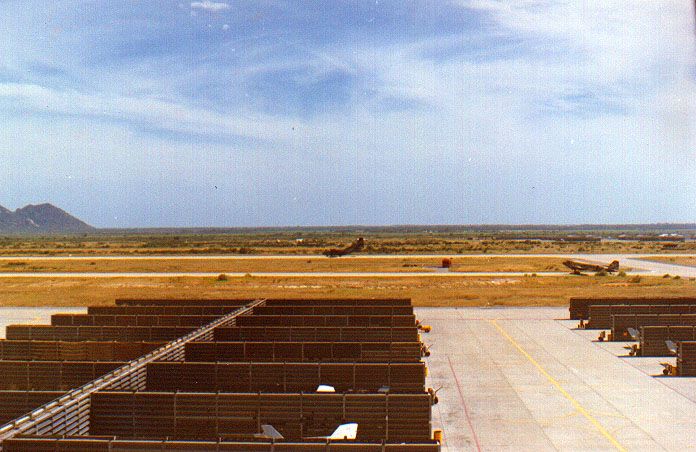 Flight Line from tower